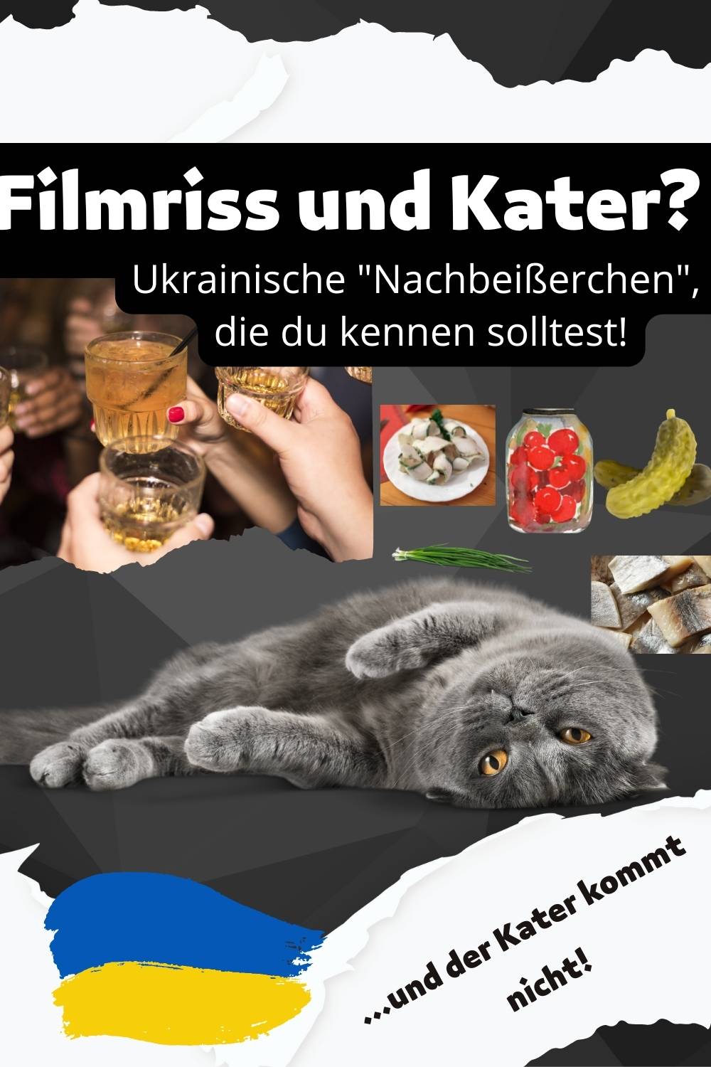 Kater vorbeugen- Was isst man zum Schnaps Horilka dazu?