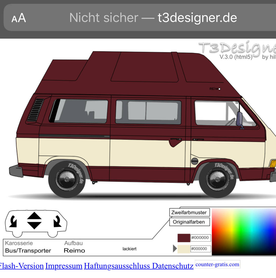 Lackierung von Oldtimer: Planung mit T3 Designer